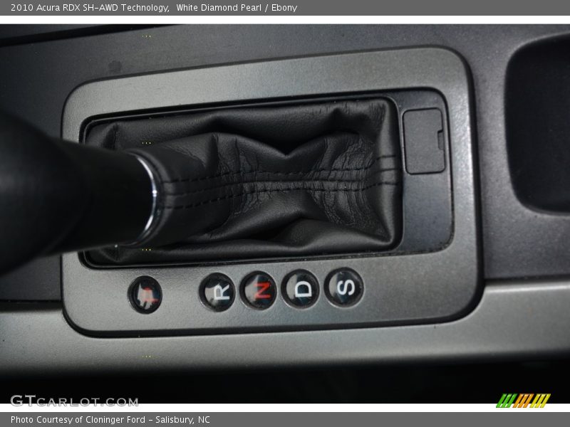 White Diamond Pearl / Ebony 2010 Acura RDX SH-AWD Technology