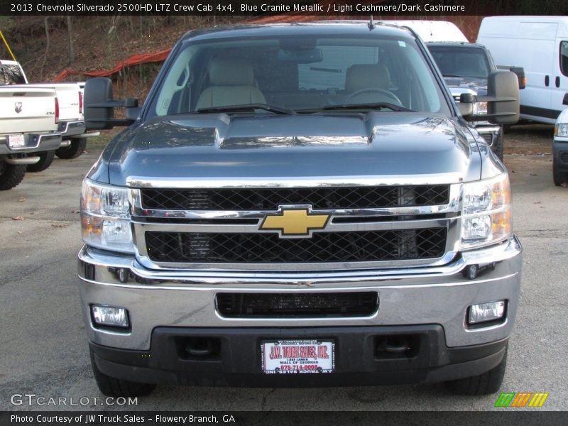 Blue Granite Metallic / Light Cashmere/Dark Cashmere 2013 Chevrolet Silverado 2500HD LTZ Crew Cab 4x4