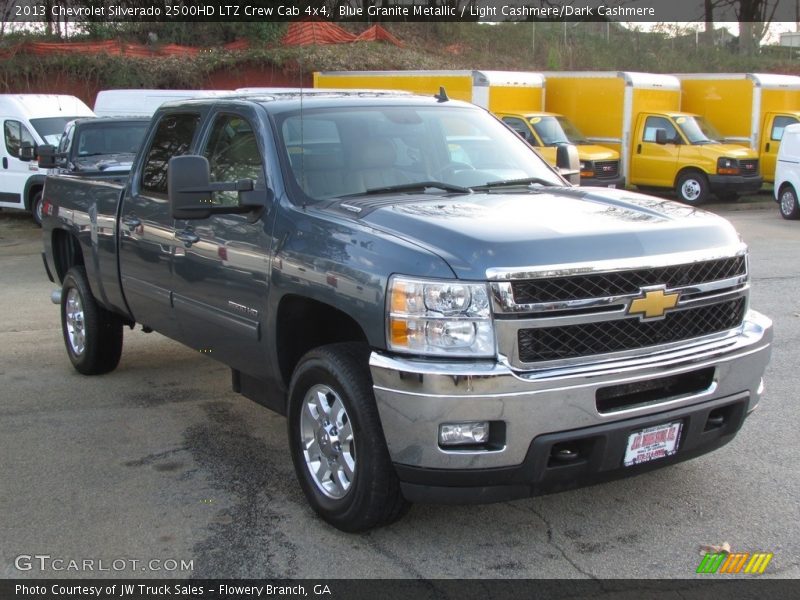 Blue Granite Metallic / Light Cashmere/Dark Cashmere 2013 Chevrolet Silverado 2500HD LTZ Crew Cab 4x4