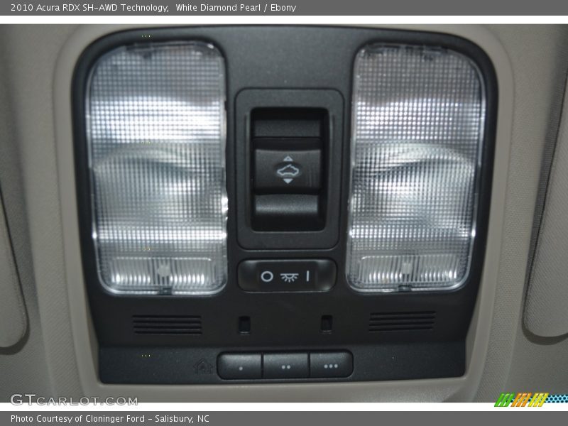 White Diamond Pearl / Ebony 2010 Acura RDX SH-AWD Technology