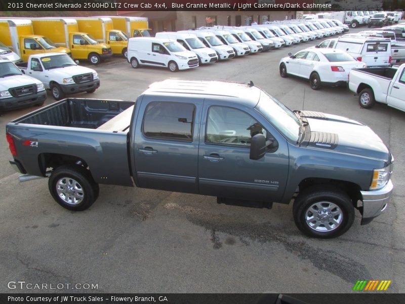 Blue Granite Metallic / Light Cashmere/Dark Cashmere 2013 Chevrolet Silverado 2500HD LTZ Crew Cab 4x4