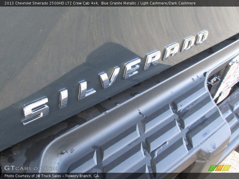 Blue Granite Metallic / Light Cashmere/Dark Cashmere 2013 Chevrolet Silverado 2500HD LTZ Crew Cab 4x4