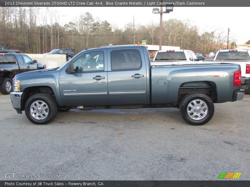 Blue Granite Metallic / Light Cashmere/Dark Cashmere 2013 Chevrolet Silverado 2500HD LTZ Crew Cab 4x4