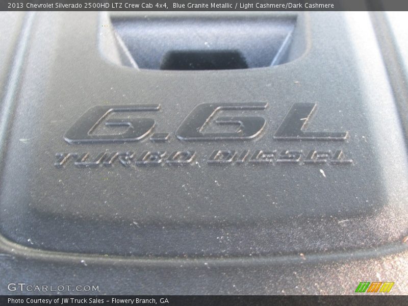 Blue Granite Metallic / Light Cashmere/Dark Cashmere 2013 Chevrolet Silverado 2500HD LTZ Crew Cab 4x4