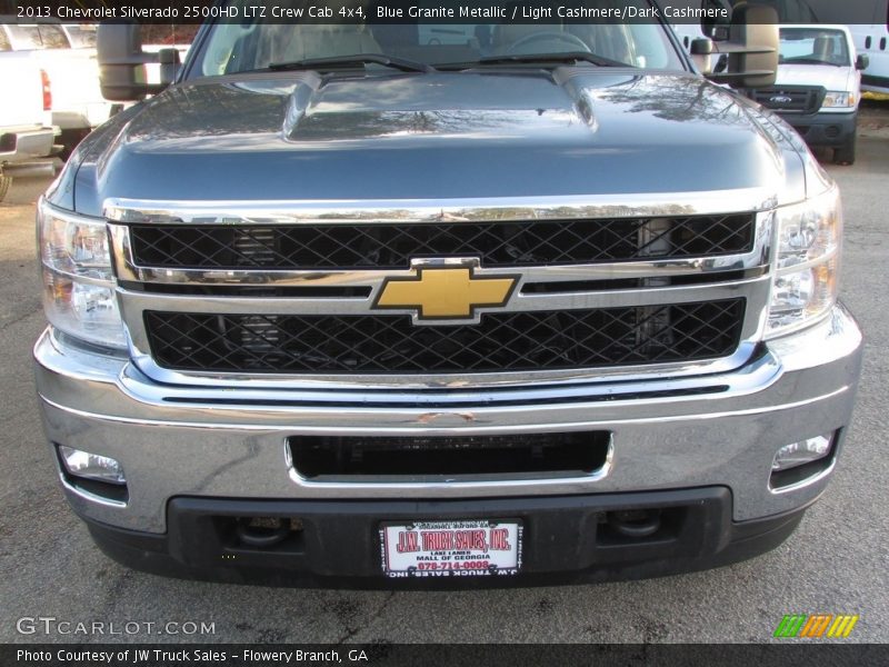 Blue Granite Metallic / Light Cashmere/Dark Cashmere 2013 Chevrolet Silverado 2500HD LTZ Crew Cab 4x4