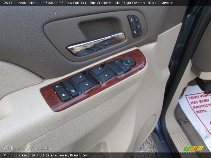 Blue Granite Metallic / Light Cashmere/Dark Cashmere 2013 Chevrolet Silverado 2500HD LTZ Crew Cab 4x4