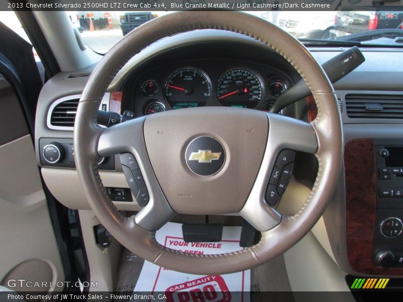 Blue Granite Metallic / Light Cashmere/Dark Cashmere 2013 Chevrolet Silverado 2500HD LTZ Crew Cab 4x4