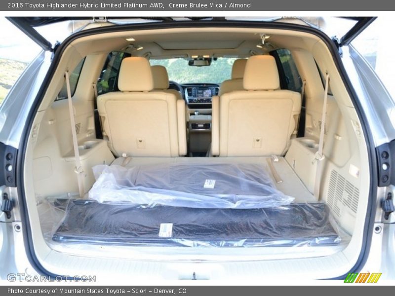 Creme Brulee Mica / Almond 2016 Toyota Highlander Hybrid Limited Platinum AWD