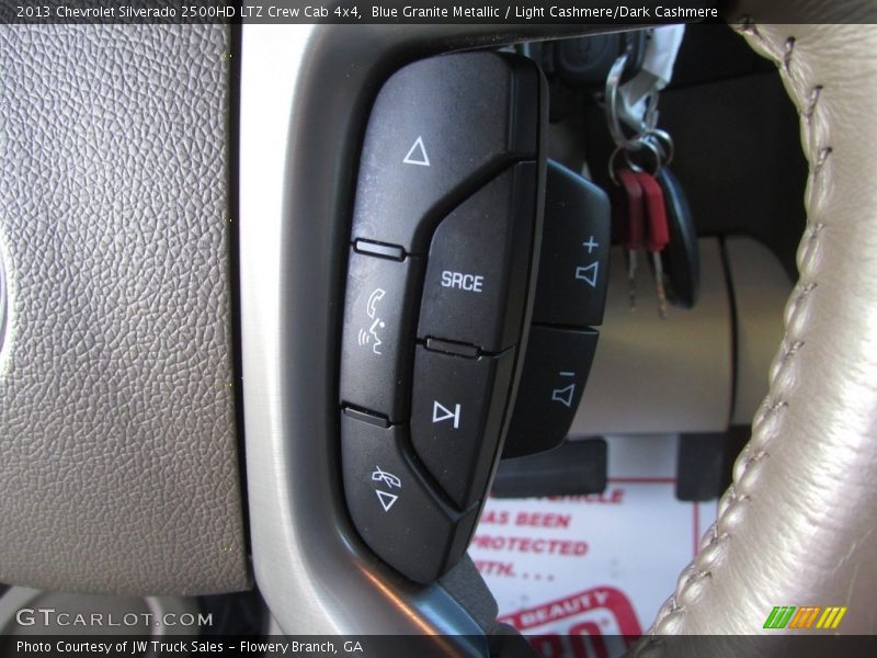 Blue Granite Metallic / Light Cashmere/Dark Cashmere 2013 Chevrolet Silverado 2500HD LTZ Crew Cab 4x4