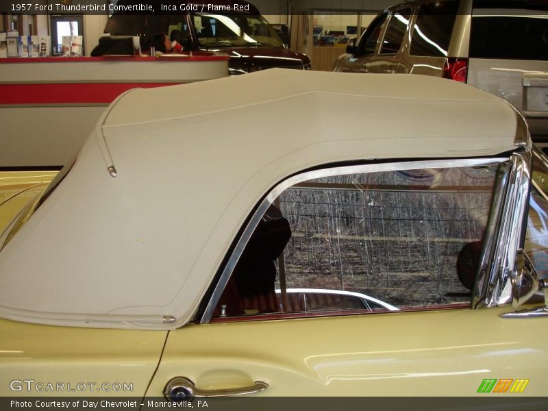 Inca Gold / Flame Red 1957 Ford Thunderbird Convertible