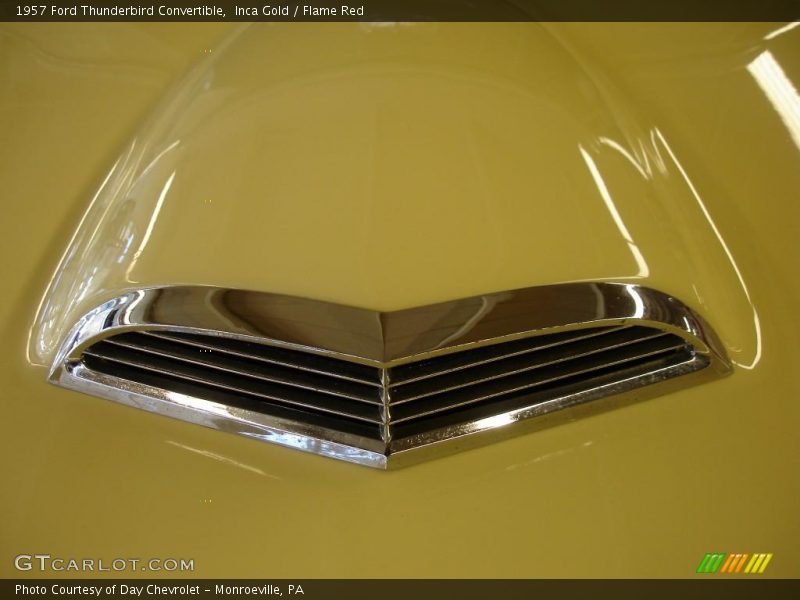 Inca Gold / Flame Red 1957 Ford Thunderbird Convertible