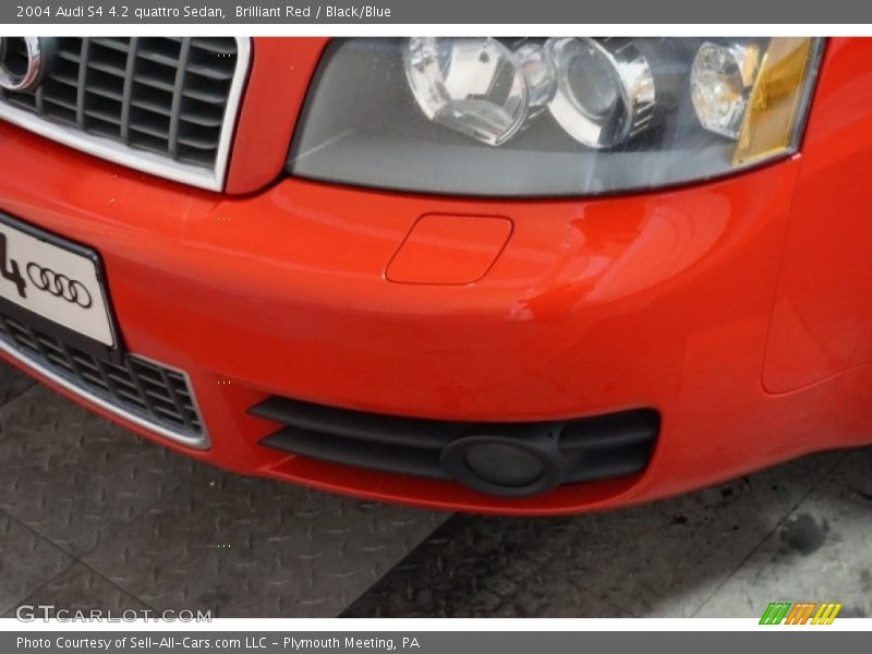 Brilliant Red / Black/Blue 2004 Audi S4 4.2 quattro Sedan