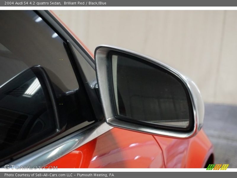 Brilliant Red / Black/Blue 2004 Audi S4 4.2 quattro Sedan