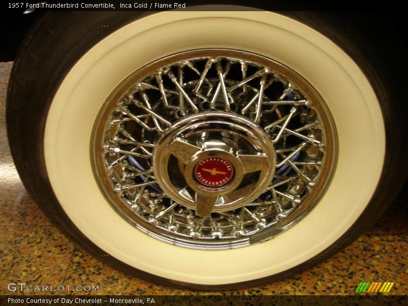 Inca Gold / Flame Red 1957 Ford Thunderbird Convertible