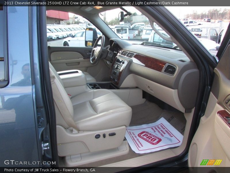 Blue Granite Metallic / Light Cashmere/Dark Cashmere 2013 Chevrolet Silverado 2500HD LTZ Crew Cab 4x4