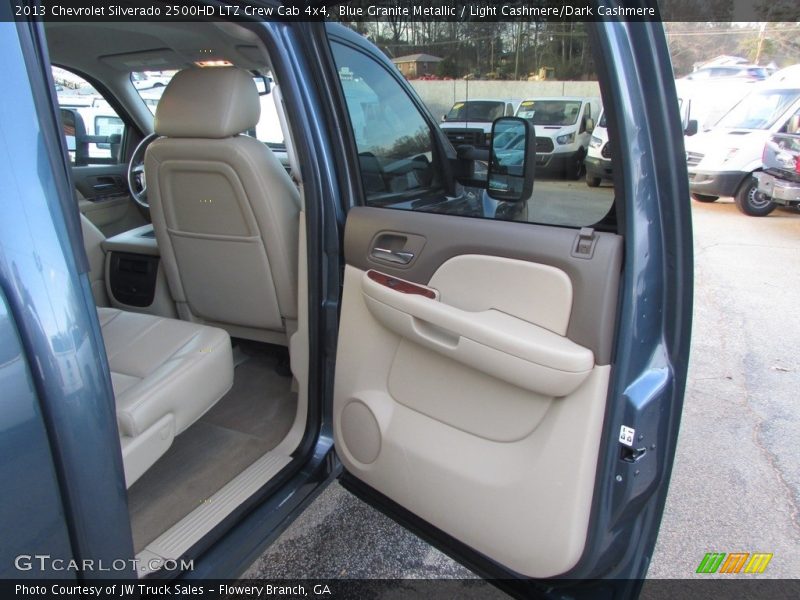 Blue Granite Metallic / Light Cashmere/Dark Cashmere 2013 Chevrolet Silverado 2500HD LTZ Crew Cab 4x4