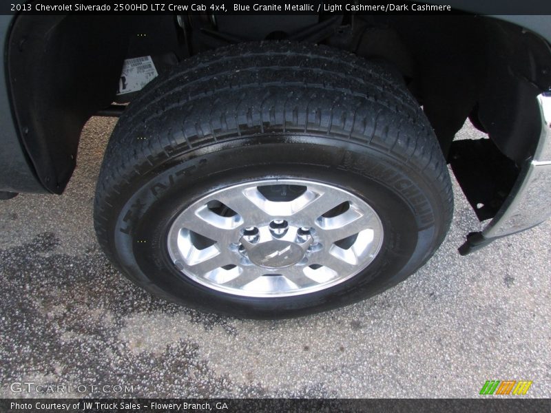 Blue Granite Metallic / Light Cashmere/Dark Cashmere 2013 Chevrolet Silverado 2500HD LTZ Crew Cab 4x4