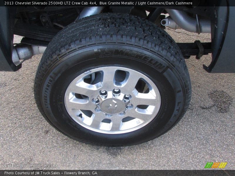Blue Granite Metallic / Light Cashmere/Dark Cashmere 2013 Chevrolet Silverado 2500HD LTZ Crew Cab 4x4