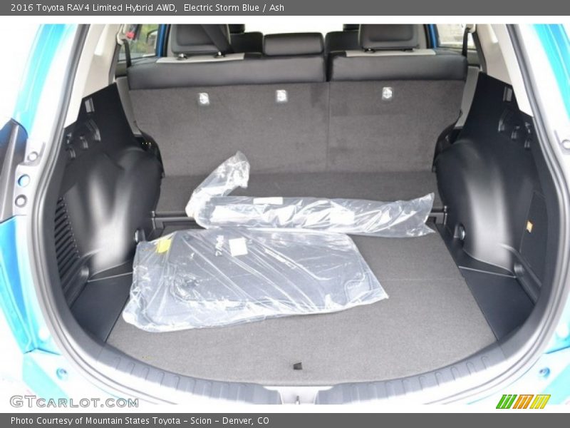Electric Storm Blue / Ash 2016 Toyota RAV4 Limited Hybrid AWD