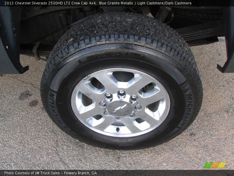 Blue Granite Metallic / Light Cashmere/Dark Cashmere 2013 Chevrolet Silverado 2500HD LTZ Crew Cab 4x4