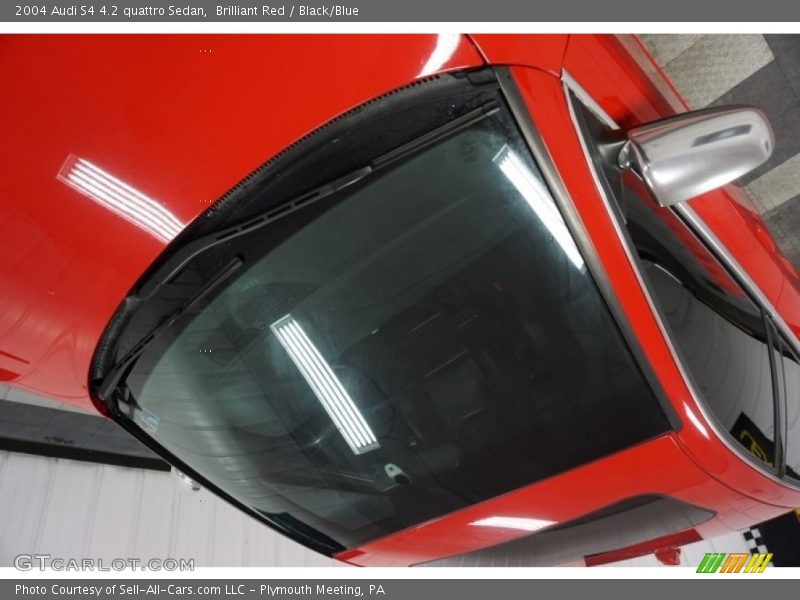 Brilliant Red / Black/Blue 2004 Audi S4 4.2 quattro Sedan