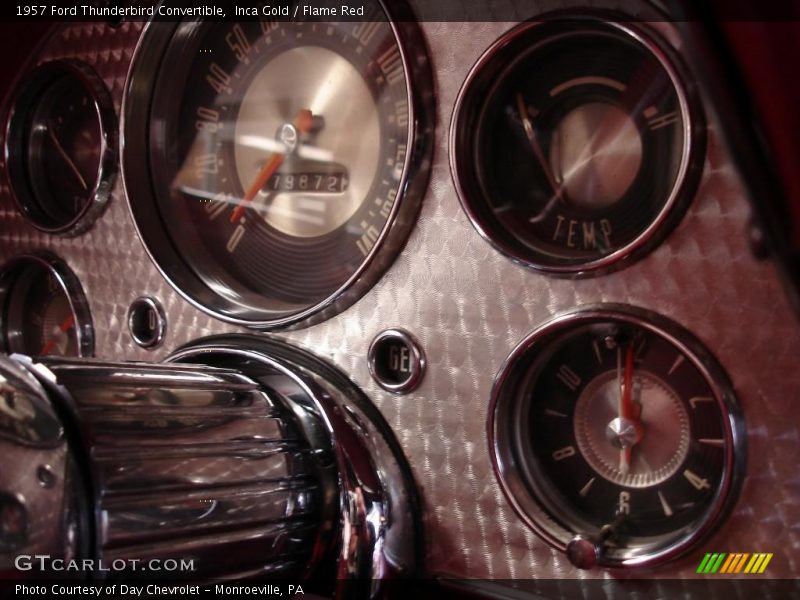 Inca Gold / Flame Red 1957 Ford Thunderbird Convertible