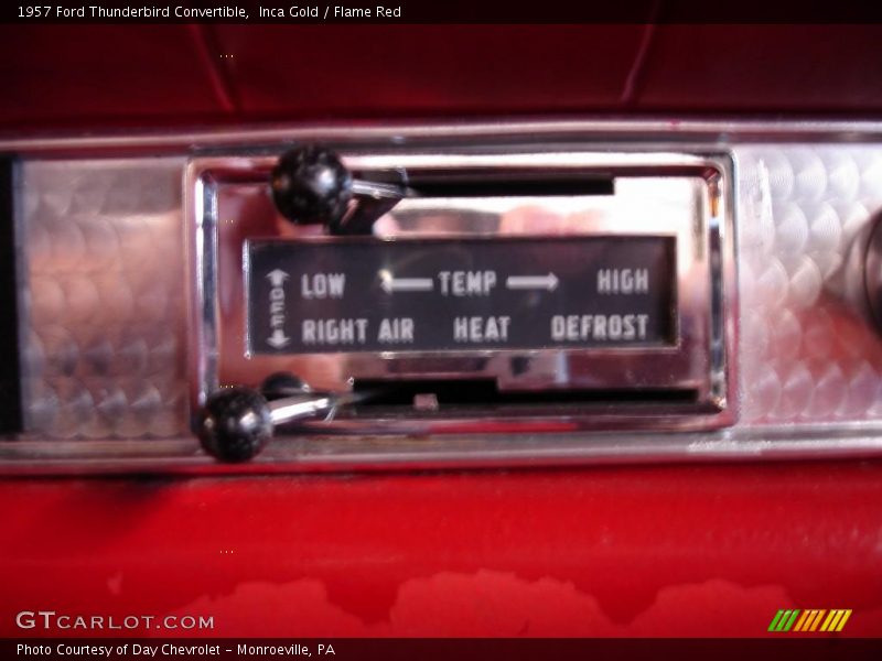 Inca Gold / Flame Red 1957 Ford Thunderbird Convertible