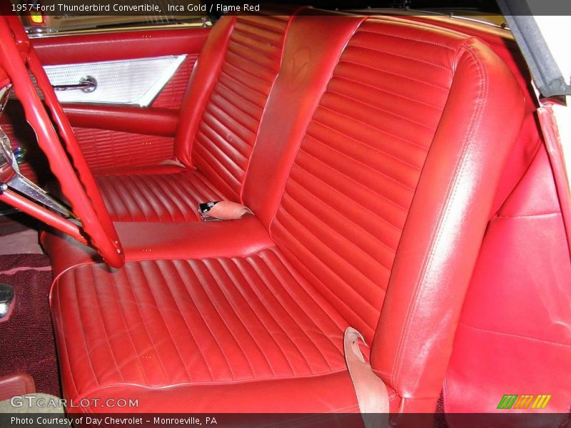 Inca Gold / Flame Red 1957 Ford Thunderbird Convertible