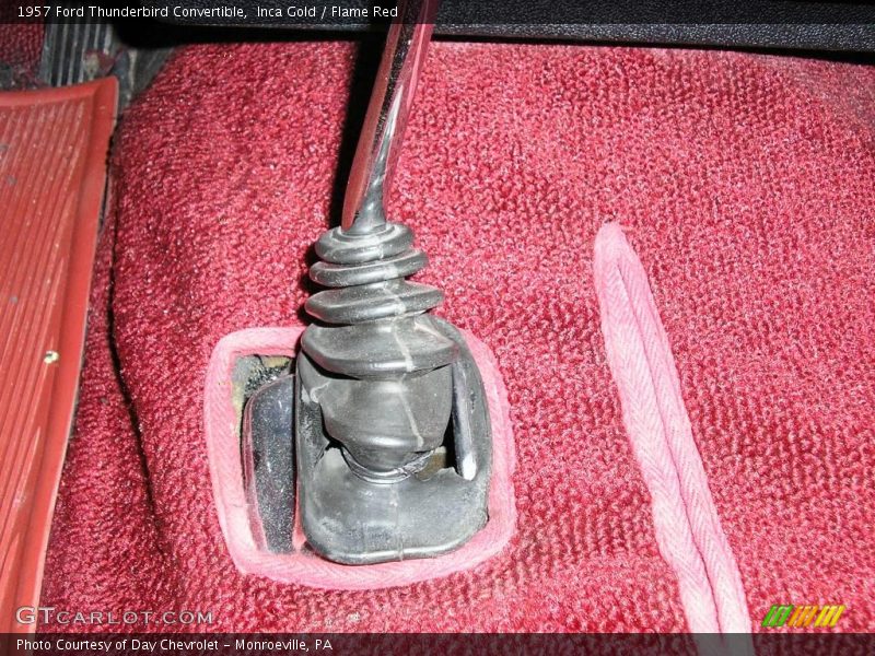 Inca Gold / Flame Red 1957 Ford Thunderbird Convertible