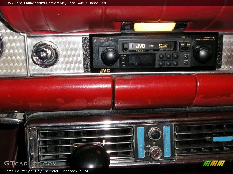 Inca Gold / Flame Red 1957 Ford Thunderbird Convertible