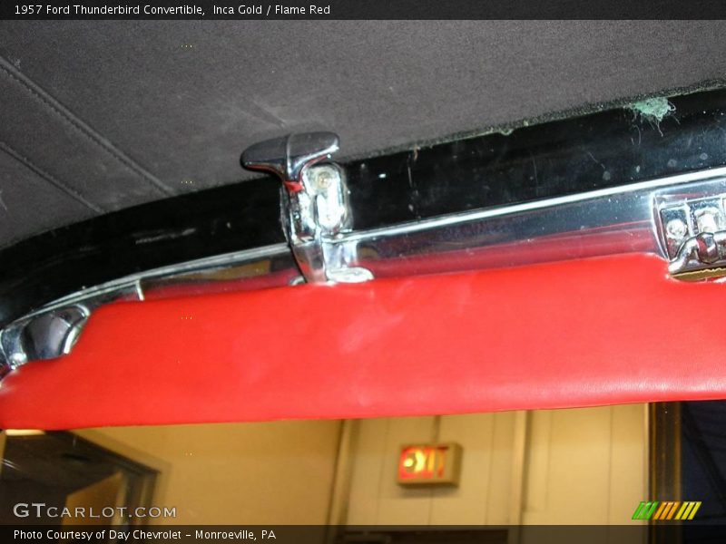 Inca Gold / Flame Red 1957 Ford Thunderbird Convertible