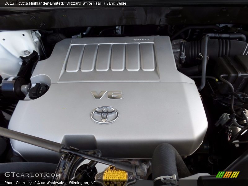 Blizzard White Pearl / Sand Beige 2013 Toyota Highlander Limited