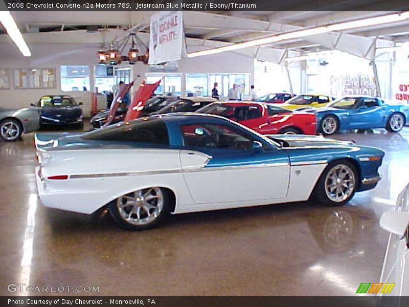  2008 Corvette n2a Motors 789 Jetstream Blue Metallic