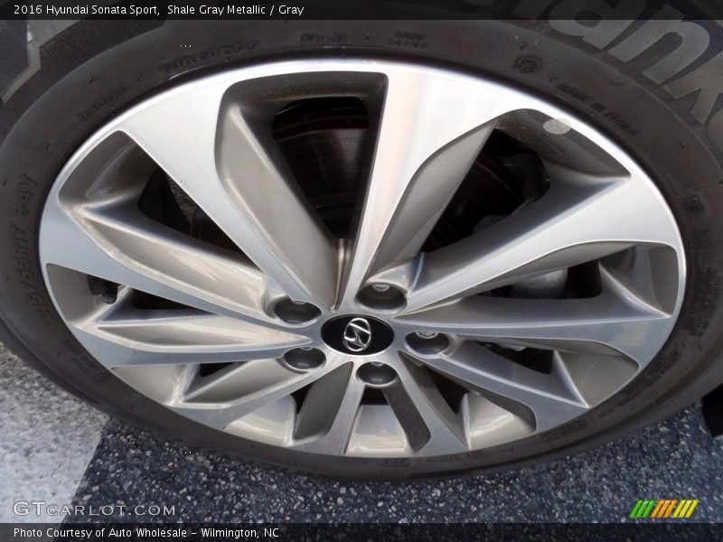 Shale Gray Metallic / Gray 2016 Hyundai Sonata Sport