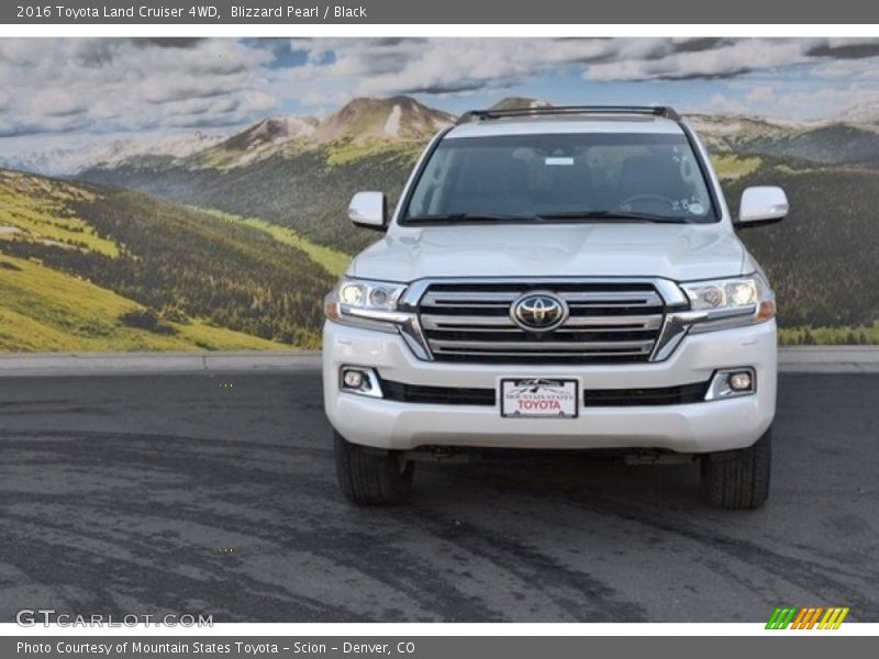 Blizzard Pearl / Black 2016 Toyota Land Cruiser 4WD