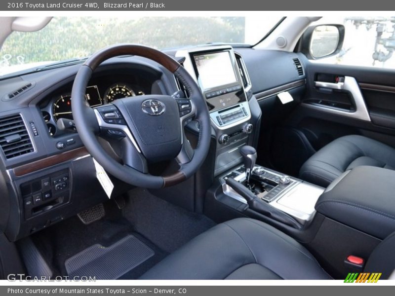 Blizzard Pearl / Black 2016 Toyota Land Cruiser 4WD
