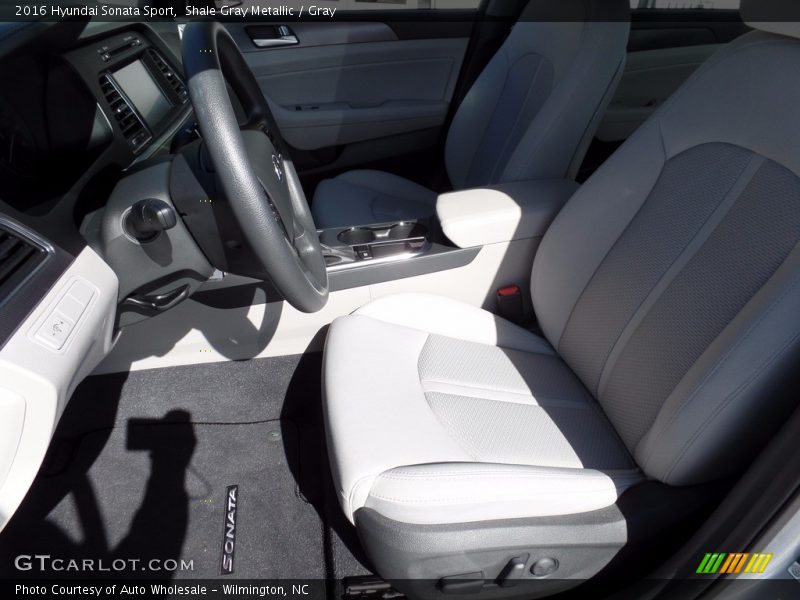 Shale Gray Metallic / Gray 2016 Hyundai Sonata Sport