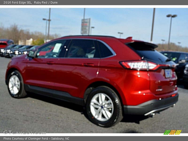 Ruby Red / Dune 2016 Ford Edge SEL