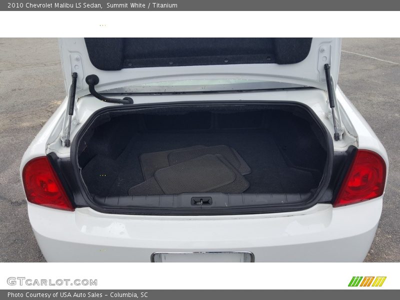 Summit White / Titanium 2010 Chevrolet Malibu LS Sedan