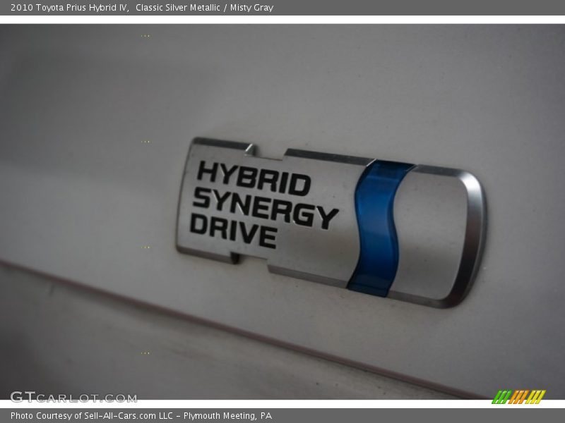 Classic Silver Metallic / Misty Gray 2010 Toyota Prius Hybrid IV
