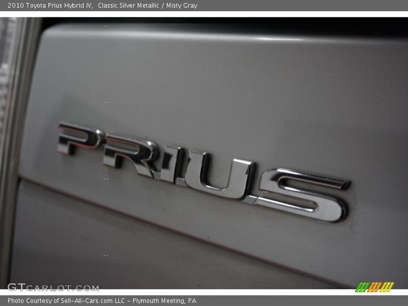 Classic Silver Metallic / Misty Gray 2010 Toyota Prius Hybrid IV