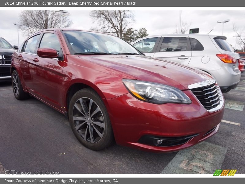 Deep Cherry Red Crystal Pearl / Black 2014 Chrysler 200 Touring Sedan