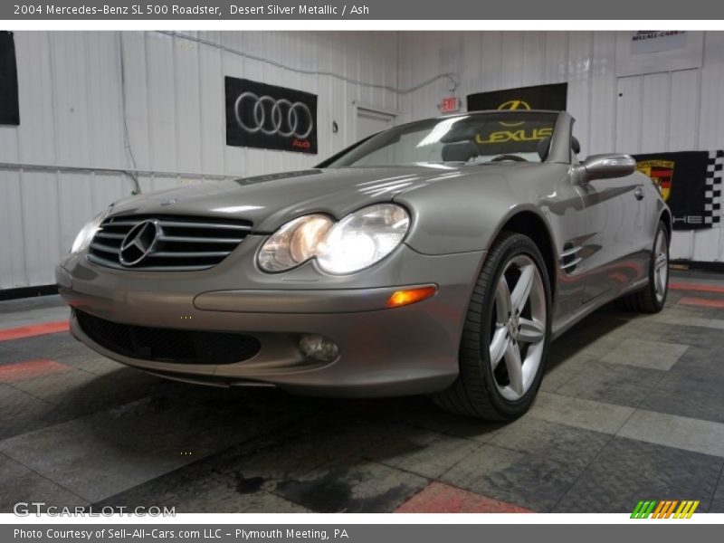 Desert Silver Metallic / Ash 2004 Mercedes-Benz SL 500 Roadster