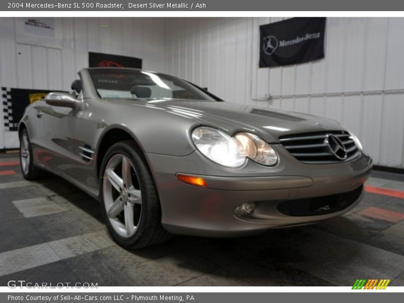 Desert Silver Metallic / Ash 2004 Mercedes-Benz SL 500 Roadster