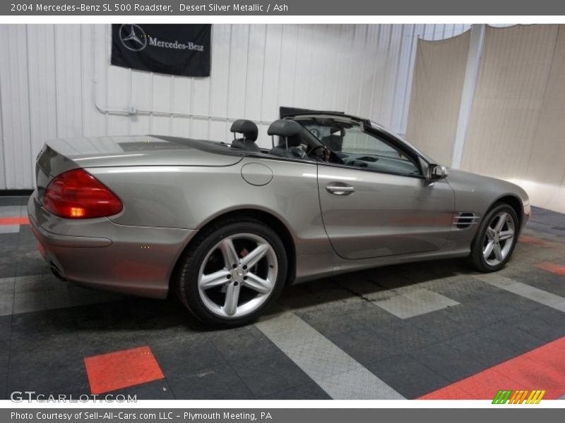 Desert Silver Metallic / Ash 2004 Mercedes-Benz SL 500 Roadster