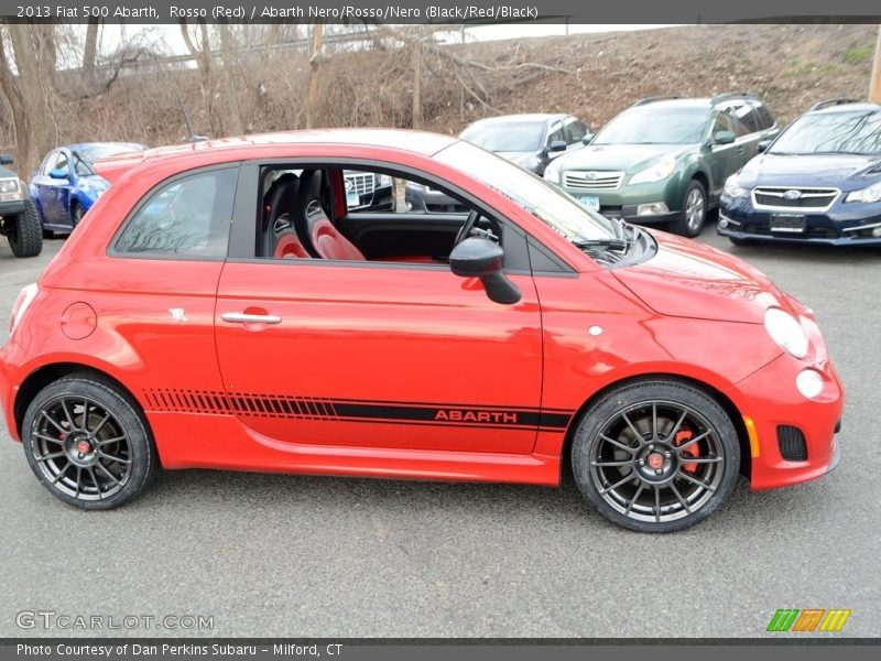 Rosso (Red) / Abarth Nero/Rosso/Nero (Black/Red/Black) 2013 Fiat 500 Abarth