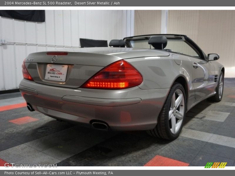 Desert Silver Metallic / Ash 2004 Mercedes-Benz SL 500 Roadster