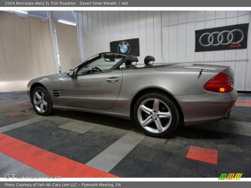 Desert Silver Metallic / Ash 2004 Mercedes-Benz SL 500 Roadster