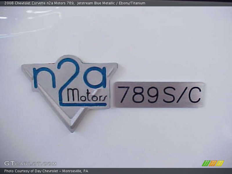  2008 Corvette n2a Motors 789 Logo