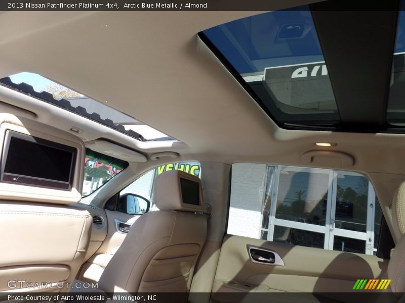 Arctic Blue Metallic / Almond 2013 Nissan Pathfinder Platinum 4x4